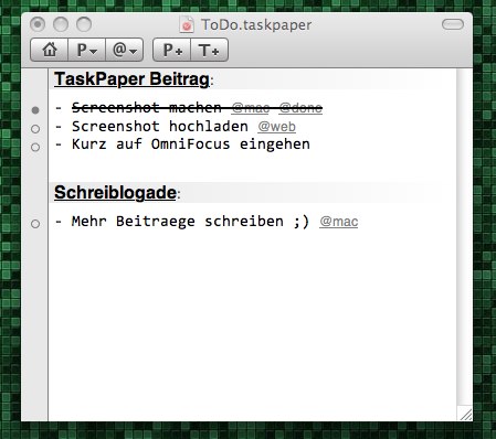 Taskpaper